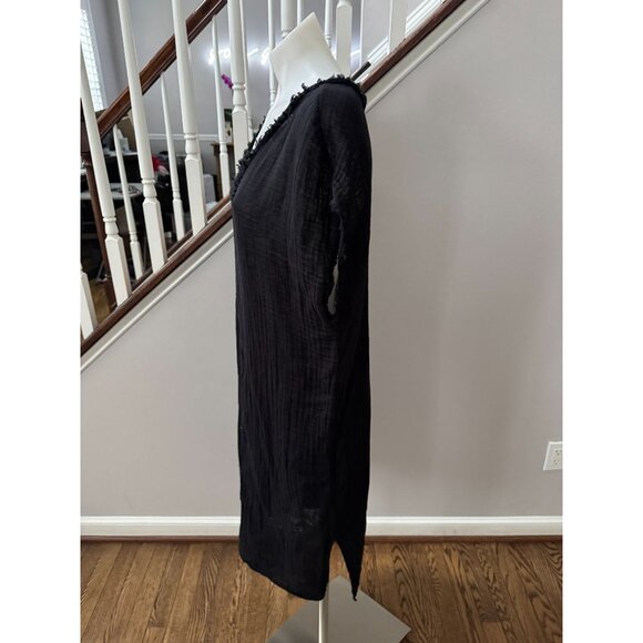 Michael Stars Black Gauze Cotton Dress Size XS - Picture 3 of 4